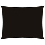 Sunshade Sail Oxford Fabric Rectangular 4x6 m Black