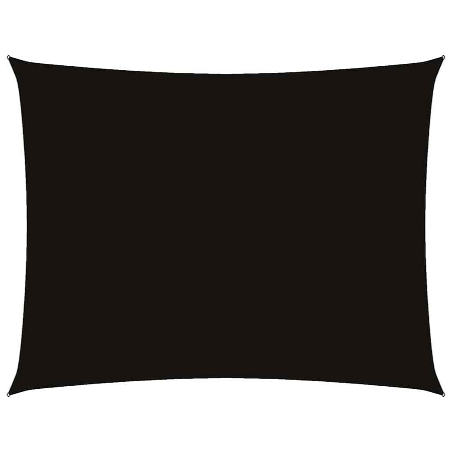 Sunshade Sail Oxford Fabric Rectangular 4x6 m Black