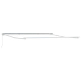 Awning Frame Manual White 400 x 350 cm Aluminium