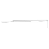 Awning Frame Manual White 400 x 350 cm Aluminium