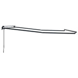 Awning Manual Anthracite 4 x 3 m Metal - 45-Degree Angle