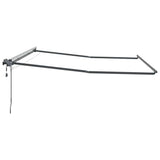 Awning Frame Manual Anthracite 400 x 300 cm Aluminium