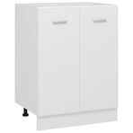 Bottom Cabinet Lyon White 60x46x81.5 cm Engineered Wood