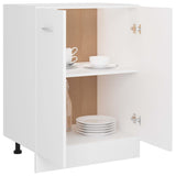 Bottom Cabinet Lyon White 60x46x81.5 cm Engineered Wood - Top-Down View