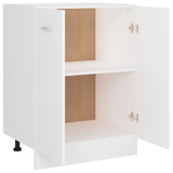 Bottom Cabinet Lyon White 60x46x81.5 cm Engineered Wood - 45-Degree Angle