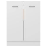 Bottom Cabinet Lyon White 60x46x81.5 cm Engineered Wood - Rear View