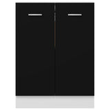 Bottom Cabinet Lyon Black 60x46x81.5 cm Engineered Wood