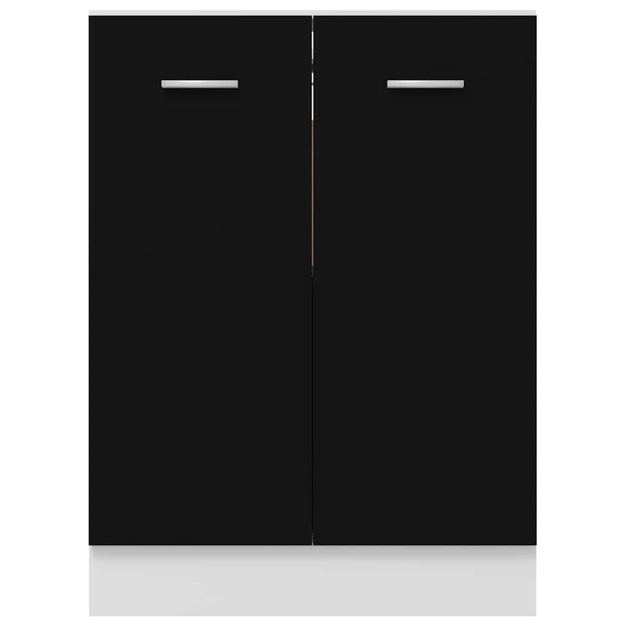 Bottom Cabinet Lyon Black 60x46x81.5 cm Engineered Wood