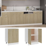 Bottom Cabinet Lyon Sonoma Oak 60x46x81.5 cm Engineered Wood - Front View