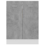 Bottom Cabinet Lyon Concrete Grey 60x46x81.5 cm Engineered Wood - Rear View