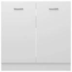 Sink Bottom Cabinet Lyon White 80x46x81.5 cm Engineered Wood