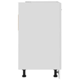Sink Bottom Cabinet Lyon High Gloss White 80x46x81.5 cm Engineered Wood - Close-Up Angle