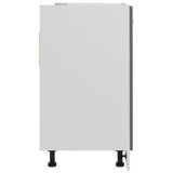Sink Bottom Cabinet Lyon High Gloss Grey 80x46x81.5 cm Engineered Wood