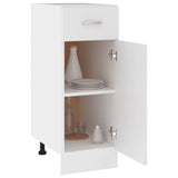 Drawer Bottom Cabinet Lyon White 30x46x81.5 cm Engineered Wood - Top-Down View