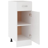 Drawer Bottom Cabinet Lyon White 30x46x81.5 cm Engineered Wood - 45-Degree Angle