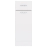Drawer Bottom Cabinet Lyon White 30x46x81.5 cm Engineered Wood
