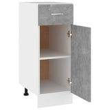 Drawer Bottom Cabinet Lyon Concrete Grey 30x46x81.5 cm Engineered Wood - 45-Degree Angle