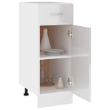 Drawer Bottom Cabinet Lyon High Gloss White 30x46x81.5 cm Engineered Wood - Top-Down View