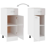Drawer Bottom Cabinet Lyon High Gloss White 30x46x81.5 cm Engineered Wood