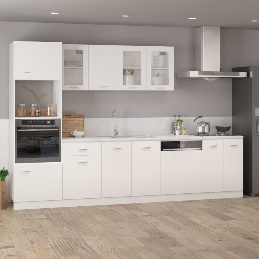 Drawer Bottom Cabinet Lyon White 40x46x81.5 cm Engineered Wood