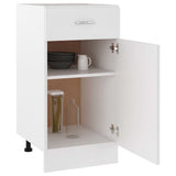 Drawer Bottom Cabinet Lyon White 40x46x81.5 cm Engineered Wood - Top-Down View