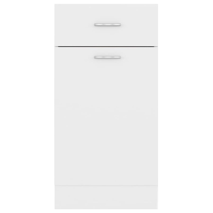 Drawer Bottom Cabinet Lyon White 40x46x81.5 cm Engineered Wood