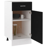 Drawer Bottom Cabinet Lyon Black 40x46x81.5 cm Engineered Wood - Top-Down View