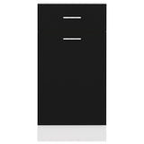 Drawer Bottom Cabinet Lyon Black 40x46x81.5 cm Engineered Wood