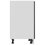 Drawer Bottom Cabinet Lyon Black 40x46x81.5 cm Engineered Wood