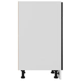 Drawer Bottom Cabinet Lyon Black 40x46x81.5 cm Engineered Wood - Low Angle