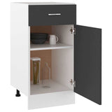 Drawer Bottom Cabinet Lyon Grey 40x46x81.5 cm Engineered Wood