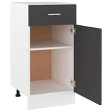 Drawer Bottom Cabinet Lyon Grey 40x46x81.5 cm Engineered Wood