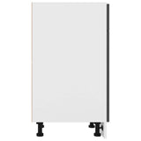 Drawer Bottom Cabinet Lyon Grey 40x46x81.5 cm Engineered Wood - Low Angle
