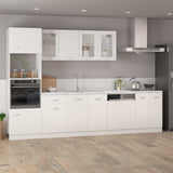 Drawer Bottom Cabinet Lyon White 50x46x81.5 cm Engineered Wood - Side View