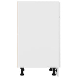 Drawer Bottom Cabinet Lyon White 50x46x81.5 cm Engineered Wood - Low Angle
