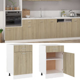 Drawer Bottom Cabinet Lyon Sonoma Oak 50x46x81.5 cm Engineered Wood - Front View