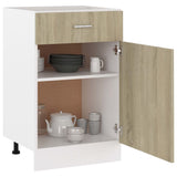 Drawer Bottom Cabinet Lyon Sonoma Oak 50x46x81.5 cm Engineered Wood - Top-Down View