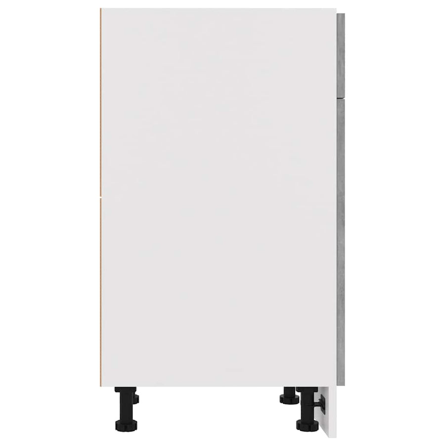 Drawer Bottom Cabinet "Lyon" Concrete Grey 50x46x81.5 cm
