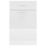 Drawer Bottom Cabinet Lyon High Gloss White 50x46x81.5 cm Engineered Wood
