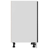 Drawer Bottom Cabinet Lyon High Gloss Black 50x46x81.5 cm Engineered Wood