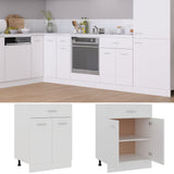 Drawer Bottom Cabinet Lyon White 60x46x81.5 cm Engineered Wood