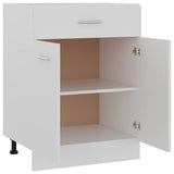 Drawer Bottom Cabinet Lyon White 60x46x81.5 cm Engineered Wood - Top-Down View