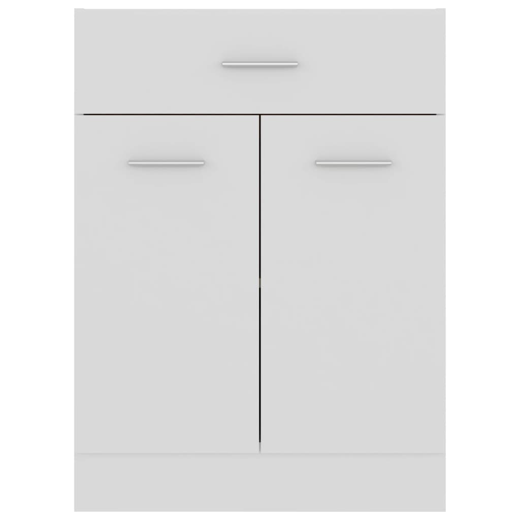 Drawer Bottom Cabinet Lyon White 60x46x81.5 cm Engineered Wood