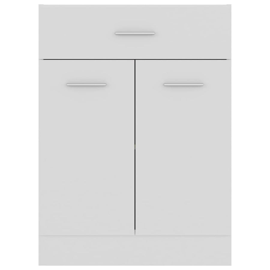 Drawer Bottom Cabinet Lyon White 60x46x81.5 cm Engineered Wood