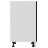 Drawer Bottom Cabinet Lyon Black 60x46x81.5 cm Engineered Wood - Rear View