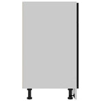 Drawer Bottom Cabinet Lyon Black 80x46x81.5 cm Engineered Wood