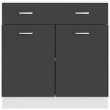 Drawer Bottom Cabinet Lyon Grey 80x46x81.5 cm Engineered Wood