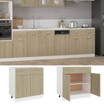 Drawer Bottom Cabinet Sonoma Oak 80x46x81.5 cm Engineered Wood