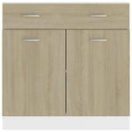 Drawer Bottom Cabinet Sonoma Oak 80x46x81.5 cm Engineered Wood