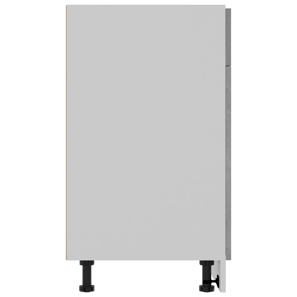 Drawer Bottom Cabinet Concrete Grey 80x46x81.5 cm Engineered Wood
